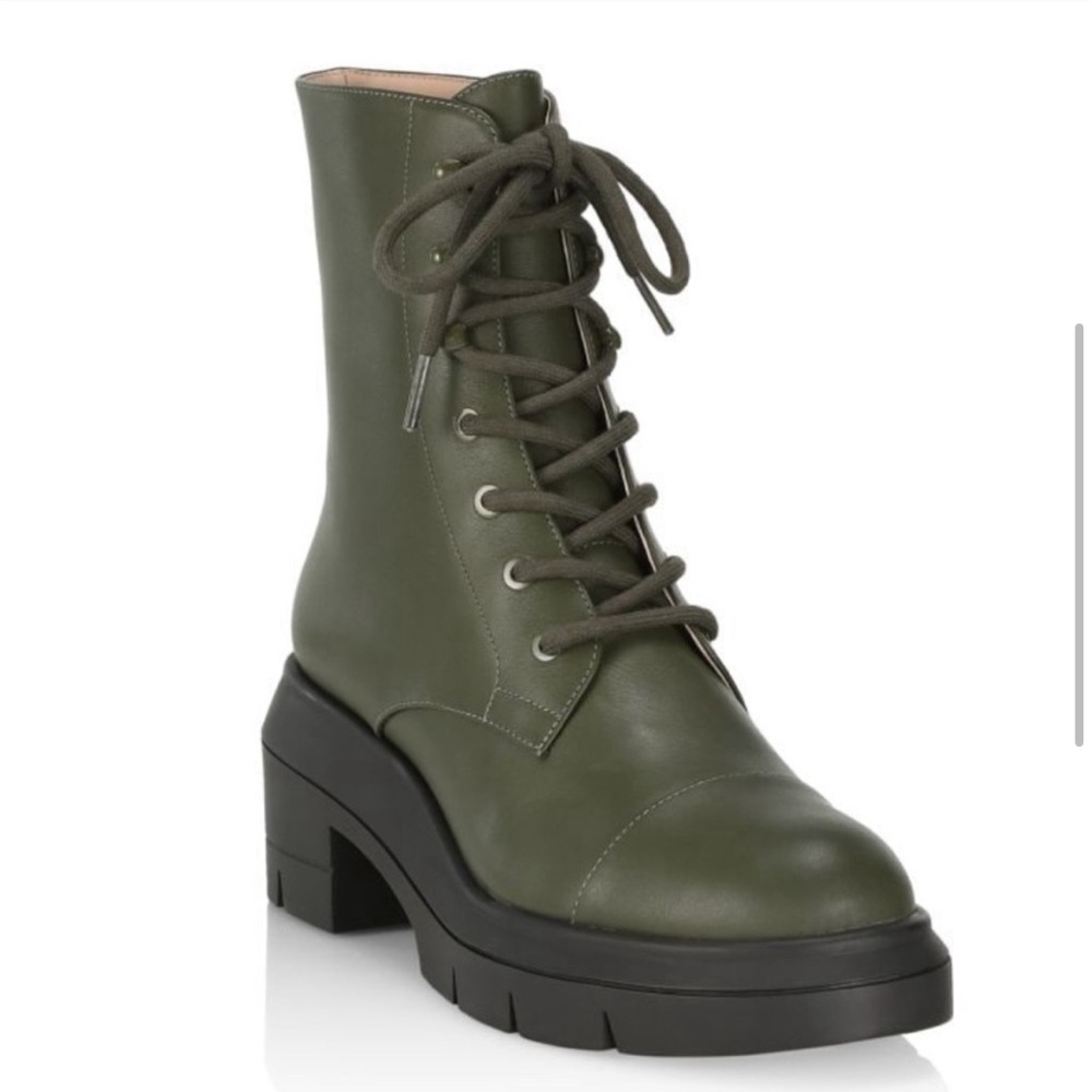 STUART WEITZMAN Nisha Lug Sole Combat Boots
